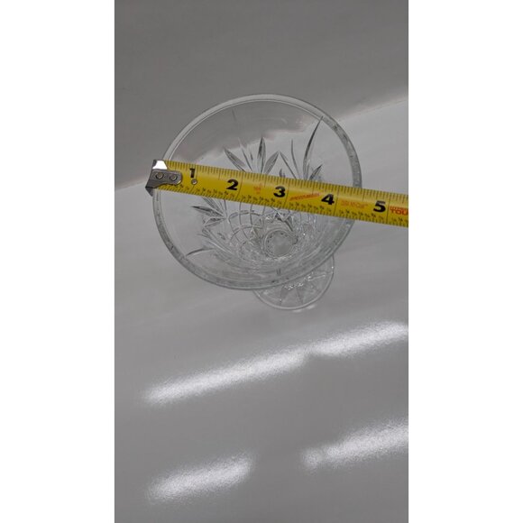 Godinger Lexington Open Hurricane Crystal Candle Holder Vase - Picture 2 of 14